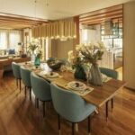 Dining Room with Wood Flooring