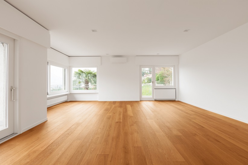 Apartment with Wood Flooring