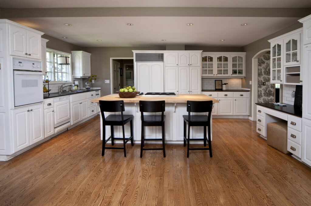 laminate floor in kitchen