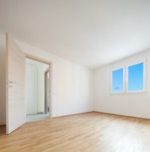 wood vinyl floor in bedroom