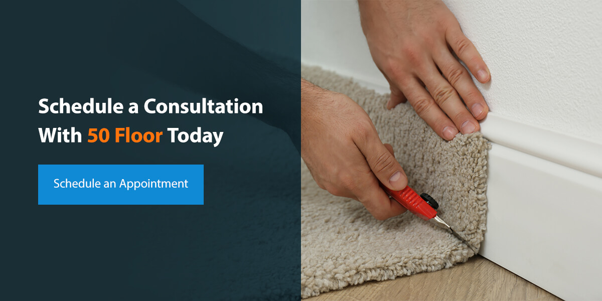 Contact 50Floor for Carpet Installation