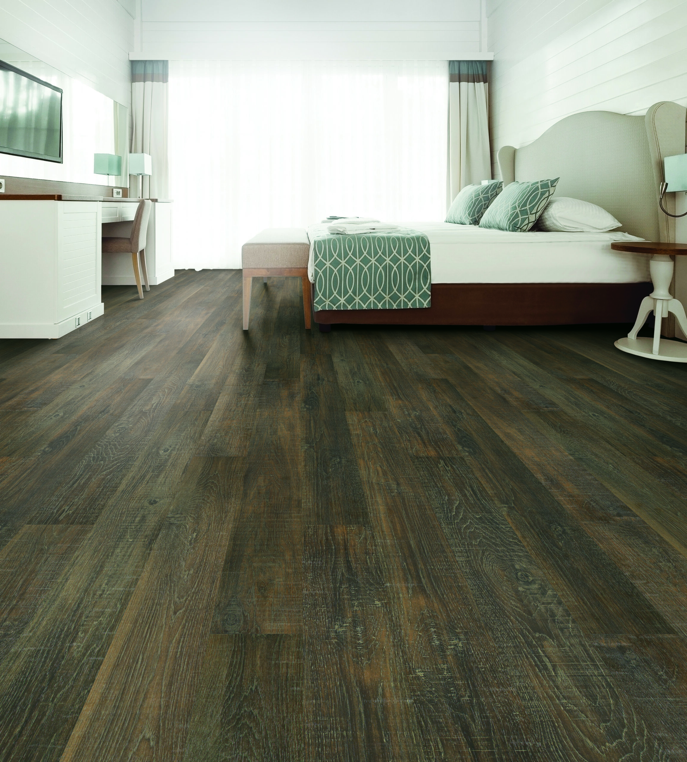waterproof laminate floor in bedroom