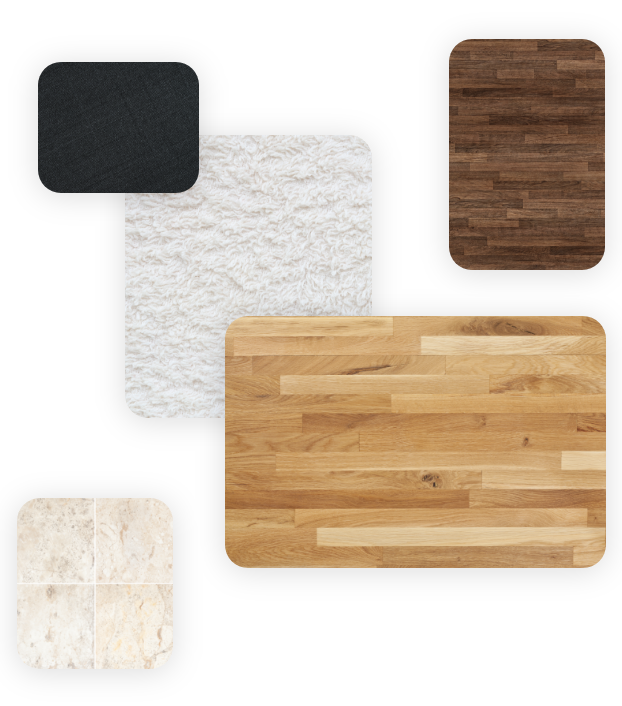 flooring sample blocks
