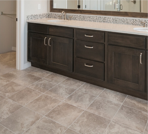 Tile Flooring in Bathroom