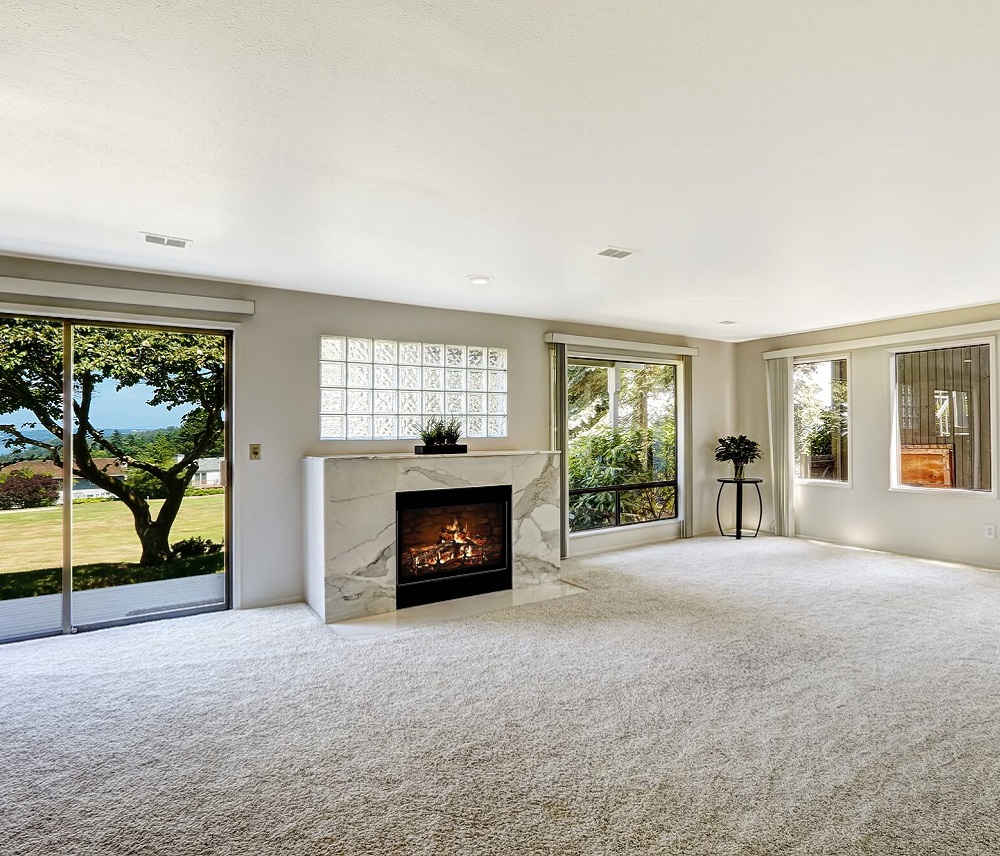 carpet in living room