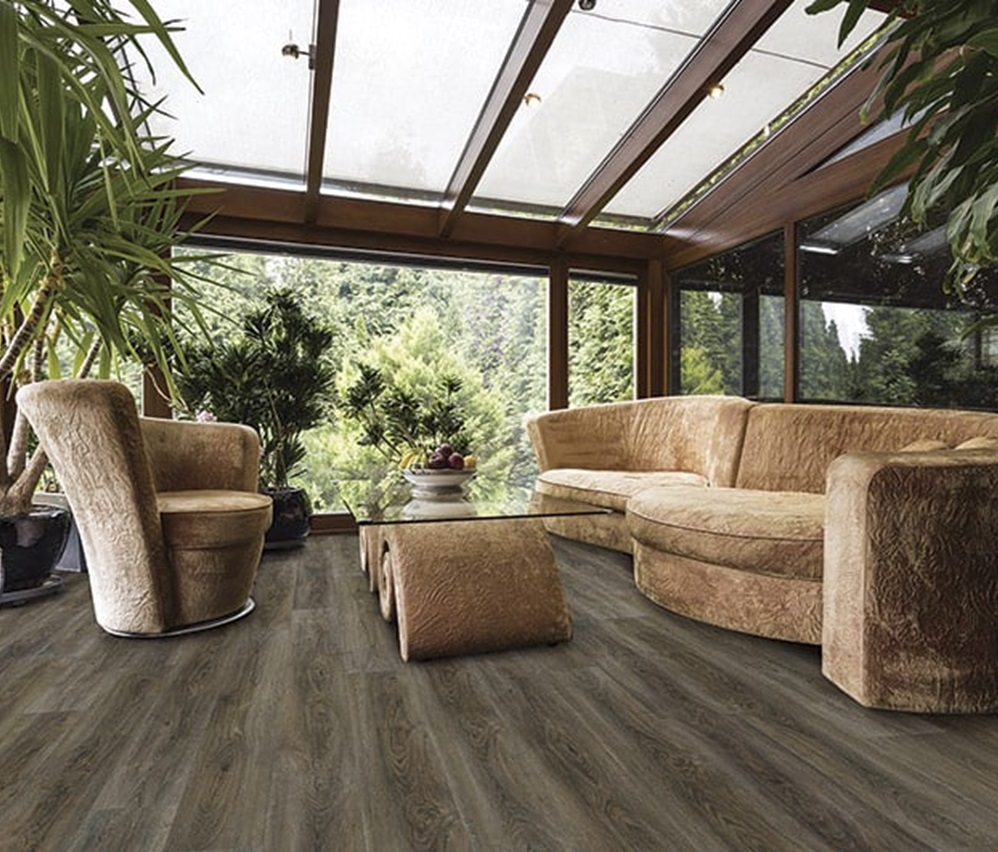 vinyl flooring in living room