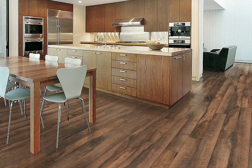 laminate floor in kitchen
