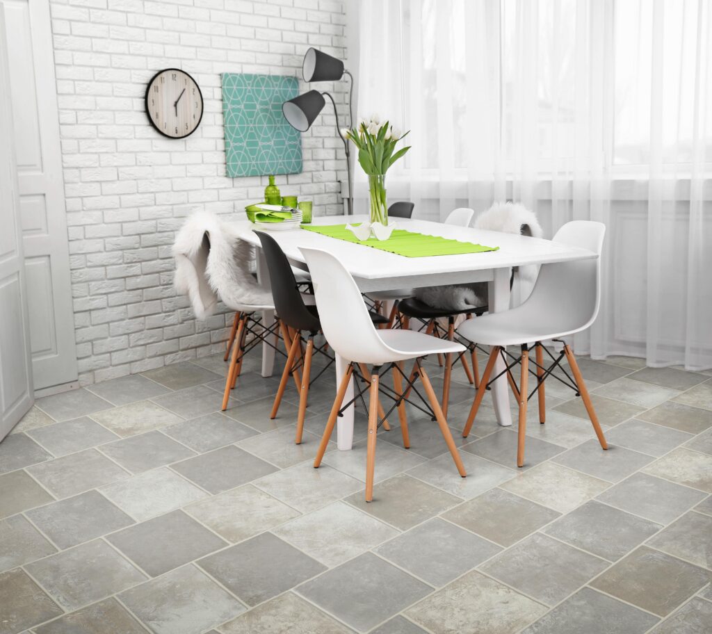 LVT floor in kitchen