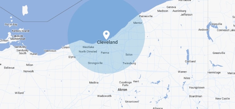 Cleveland Ohio Service Region