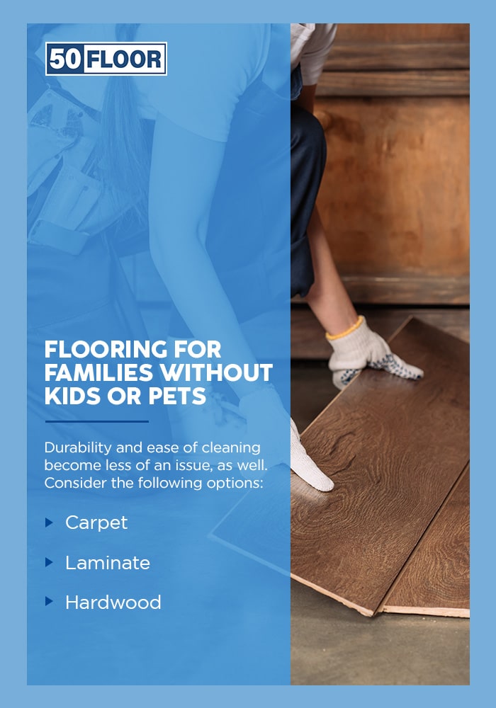 Flooring for Families Without Kids or Pets