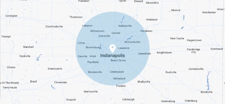 Indianapolis Indiana Service Region