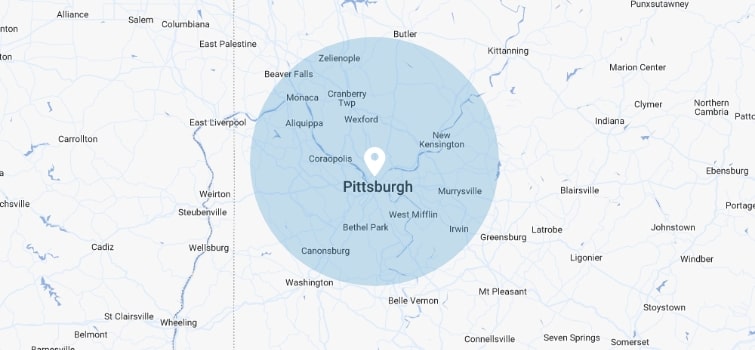 Pittsburgh Pennsylvania Service Region