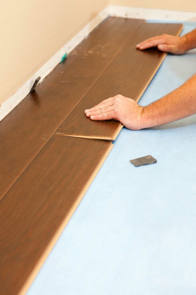 luxury vinyl plank flooring installation