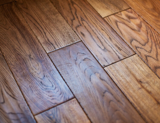 Solid oak wood flooring